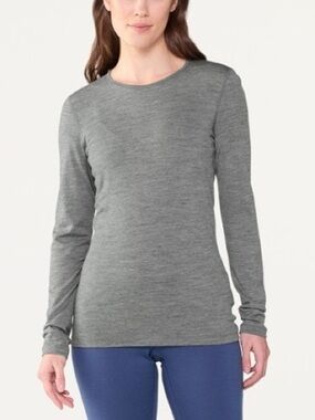 Icebreaker Merino Wool 200 Oasis Long Sleeve Crew Thermal Base Layer Top